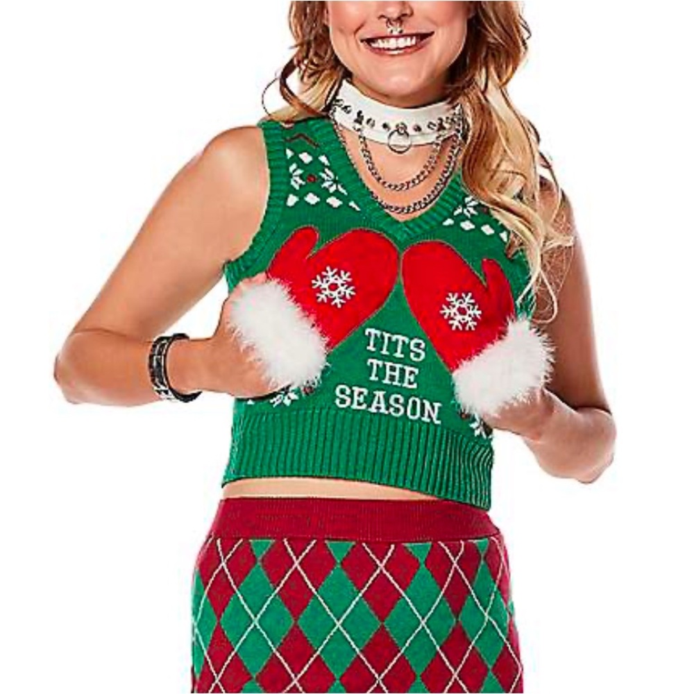 Spencer’s Ugly Christmas Sweater Vest